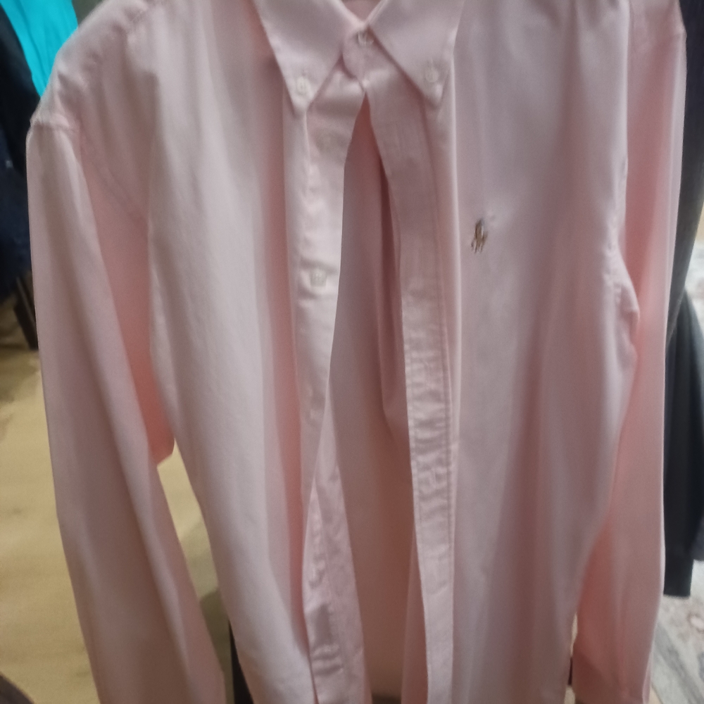 Ralph Lauren Light Pink Casual Button Down Shirt